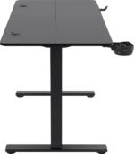 Defender Saturn gaming sto 100 × 60 cm, električno podesiv, crni - Slika 4