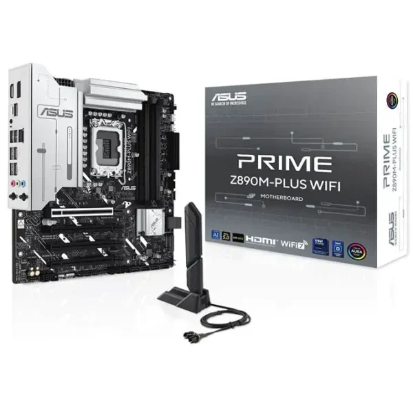 Asus PRIME Z890M-PLUS WiFi matična ploča | LGA 1851, DDR5, mATX