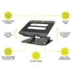 Podesivo postolje za Laptop Port Designs Aluminijum - Slika 3