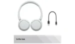 Sony WH-CH520 Bluetooth slušalice sa mikrofonom, bele - Slika 3