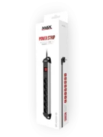 MAX MPS-606SOB-5M produžni kabl | 6 utičnica, 5 m - Slika 2