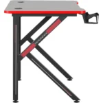 Defender Assassin gaming sto 80 × 60 × 75 cm, crno-crveni - Slika 3