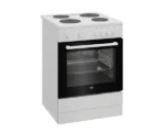 Električni šporet Beko FBE66000WD, 4 ringle, rerna 72 l, 60 cm