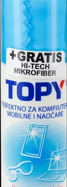 Topy sprej za čišćenje ekrana 35 ml sa krpicom