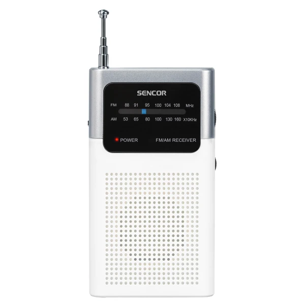 Prenosni radio Sencor SRD 1100 W, AM/FM, beli