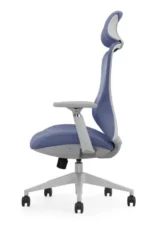 Ultra ergonomska kancelarijska stolica UGD Conference Lite Silver Blue – slika 3