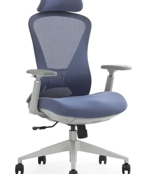 Ultra ergonomska kancelarijska stolica UGD Conference Lite Silver Blue