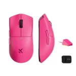 MCHOSE K7 Ultra Rose Red bežični gaming miš, PAW3950, 8 kHz