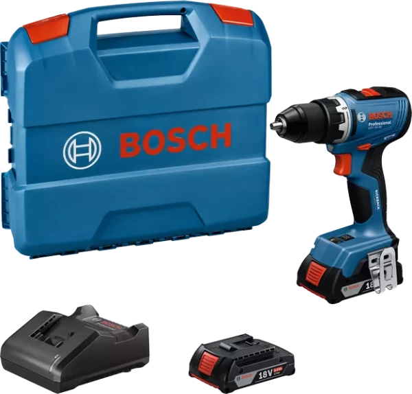 Akumulatorska bušilica-odvrtač Bosch GSR 18V-65, 2 × 2,0 Ah, kofer