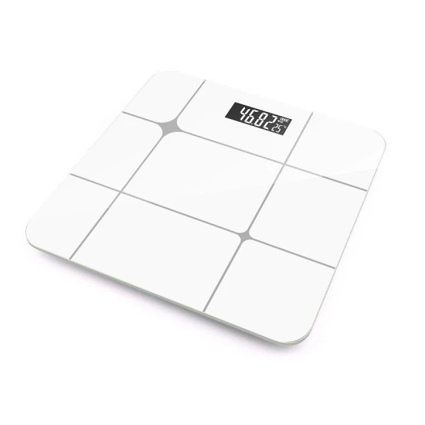 Telesna vaga Vox PW 447-01, LCD, do 180 kg, bela