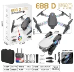 Dron E88 2.4 | daljinski sa ekranom 2.4″ - Slika 2