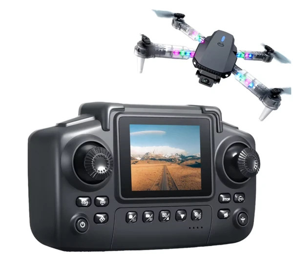 142253 Dron E88 2.4 | daljinski sa ekranom 2.4″ - Slika 1