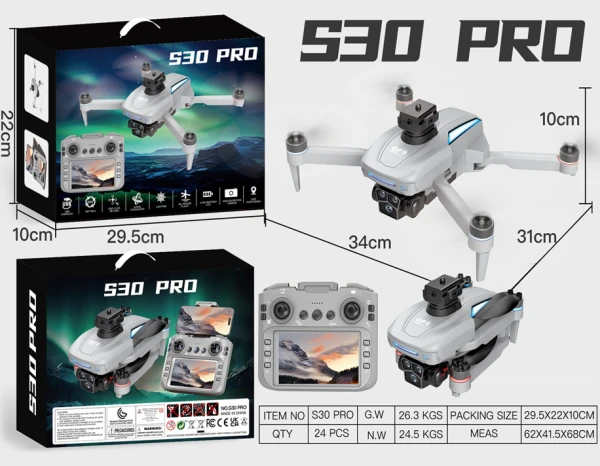 142257 Dron S30 PRO | daljinski sa ekranom 4.5″ - Slika 1