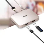 USB docking stanica ATEN UH3235 USB-C 4K Ultra mini - Slika 2