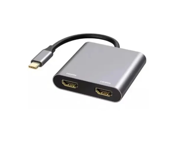 Adapter E-Green USB-C 3.1 (M) – 2× HDMI