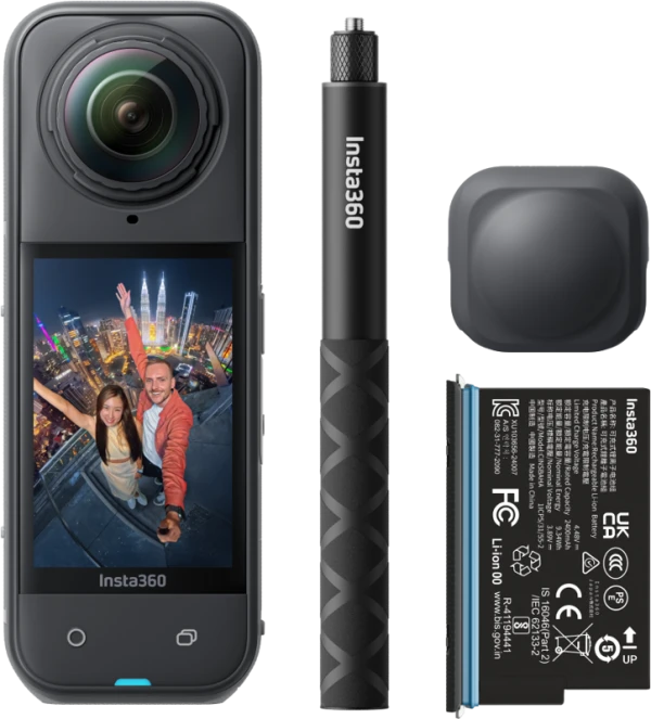 Akciona 360° kamera Insta360 X5 Starter Bundle, 8K