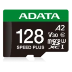 ADATA UD128GUI3V30A2SP-RA1 microSDXC kartica, 128 GB, U3 V30 A2, sa adapterom