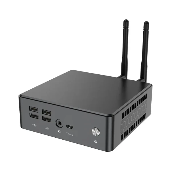 ZEUS MPI12 i5-1235U 8GB 256GB mini računar na beloj pozadini