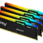 Kingston Fury Beast RGB 64 GB (4 × 16 GB) DDR5 6000 KF560C40BBAK4-64