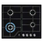 Plinska ugradna ploča Electrolux EGS6436K, 60 cm, crna