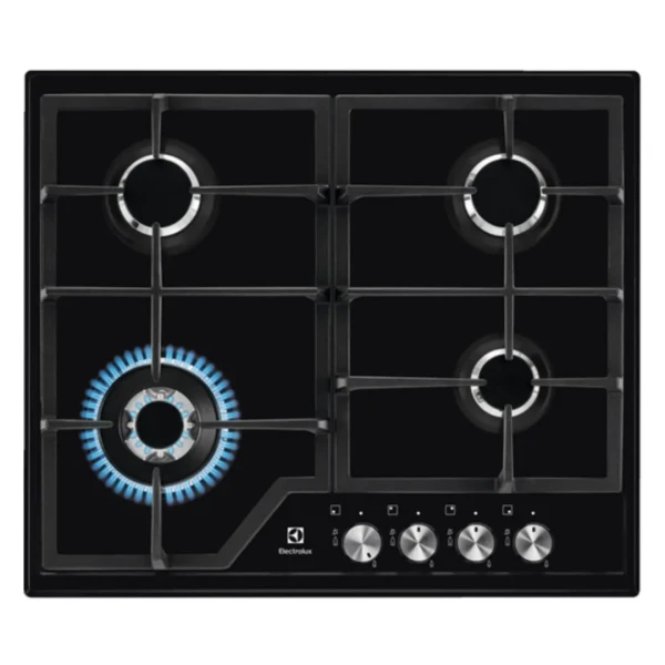 Plinska ugradna ploča Electrolux EGS6436K, 60 cm, crna