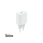 Fulmova GaN PD zidni punjač | 25W, USB-C kabl, beli