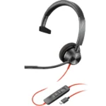 Poly Blackwire 3310 mono USB-C slušalice sa USB-A adapterom 8X216AA