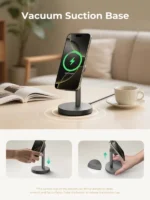 AUKEY LC-MC111 MagFusion bežični magnetni punjač | Qi2.2, 25W - Slika 3