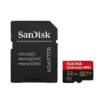 SanDisk Extreme PRO microSDHC kartica, 32 GB, U3 V30 A1, sa SD adapterom