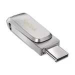 SanDisk Ultra Dual Drive Luxe USB memorija, 64 GB, USB-C i USB-A, srebrna - Slika 2