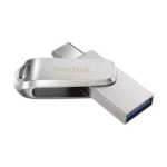 SanDisk Ultra Dual Drive Luxe USB memorija, 64 GB, USB-C i USB-A, srebrna - Slika 3