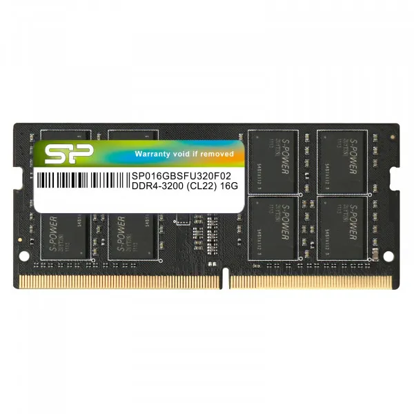 RAM memorija SODIMM DDR4 16GB 3200MHz SiliconPower SP016GBSFU320X02