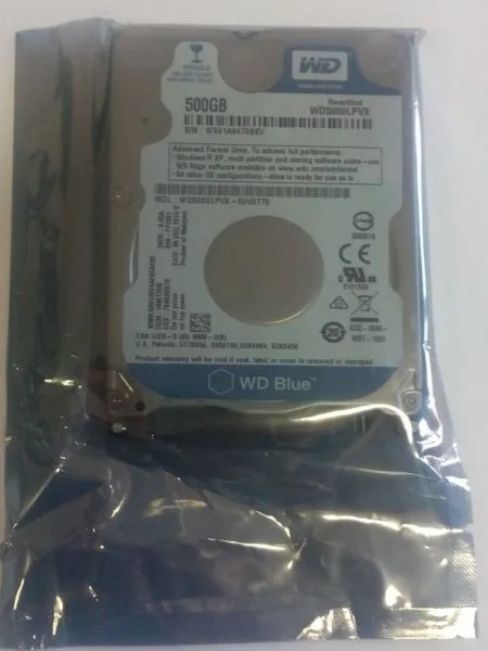 Hard disk 2.5" 500GB WD5000LPVX WD BLUE 5400RPM 8MB SATA3 7mm