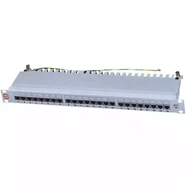Patch panel 19 1U 24 porta Cat6 oklopljen