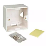 Schrack HSEAP842WF nazidna kutija | Toolless Line, 80 × 80 mm