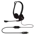 Logitech PC960 USB crne slušalice sa mikrofonom