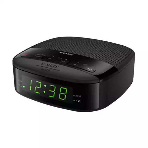 Radio budilnik Philips TAR3205/12, FM, LED ekran, crni