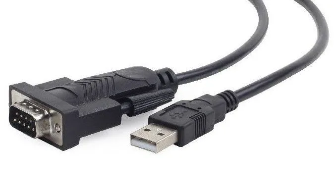 Gembird USB to DB9M serial port converter kabl black 1.5m (UAS-DB9M-02)