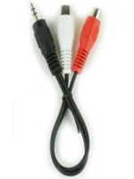Gembird 3.5mm stereo plug to 2 RCA (cinca) sockets audio kab 0.2m (CCA-406)