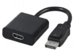 Gembird DisplayPort v1 to HDMI adapter cable, black FO (A-DPM-HDMIF-002)