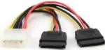 Gembird 2 xSerial ATA power supply kabl flat 15cm (CC-SATA-PSY)