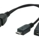 Gembird USB OTG AF + Micro BF to Micro BM cable, 0.15 m (A-OTG-AFBM-04)