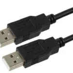 Gembird USB 2.0 Cable A Male - A Male Round 1.80 m Black (CCP-USB2-AMAM-6)