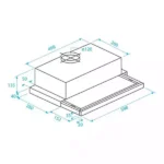 Beko CTB6250B aspirator | 59.8 cm, crna - Slika 2