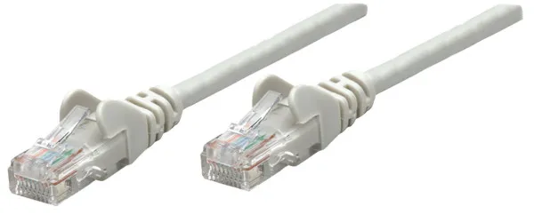 31862 Mrežni patch kabl Intellinet 336765 Cat6 U/UTP RJ45 5 m | siva - Slika 1