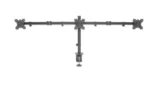 Manhattan 461658 stoni nosač za 3 monitora 13"–27" do 3x 7 kg VESA - Slika 4