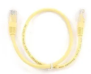 Gembird Mrezni kabl, CAT5e UTP Patch cord 0.25m yellow (PP12-0.25M/Y)