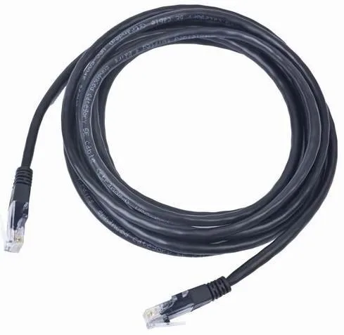 Gembird Mrezni kabl, CAT5e UTP Patch cord 2m black (PP12-2M/BK)
