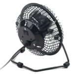 Gembird USB 10cm desktop fan, black, METALNI VENTILATOR (NF-03)