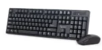 Gembird 2.4 GHz Slim Bežični miš + tastatura US layout black (KBS-W-01)